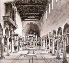 Cattedrale di Santa Maria Assunta - interno dell'antica cattedrale incendiata nel 1623. Ricostruizione dell'architetto A. Naccari